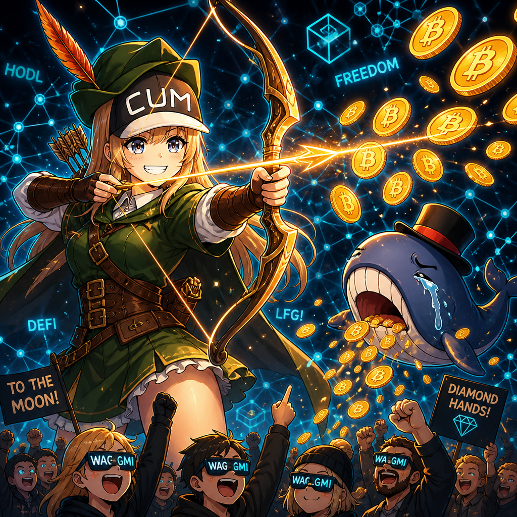 CUM girl as Robin Hood